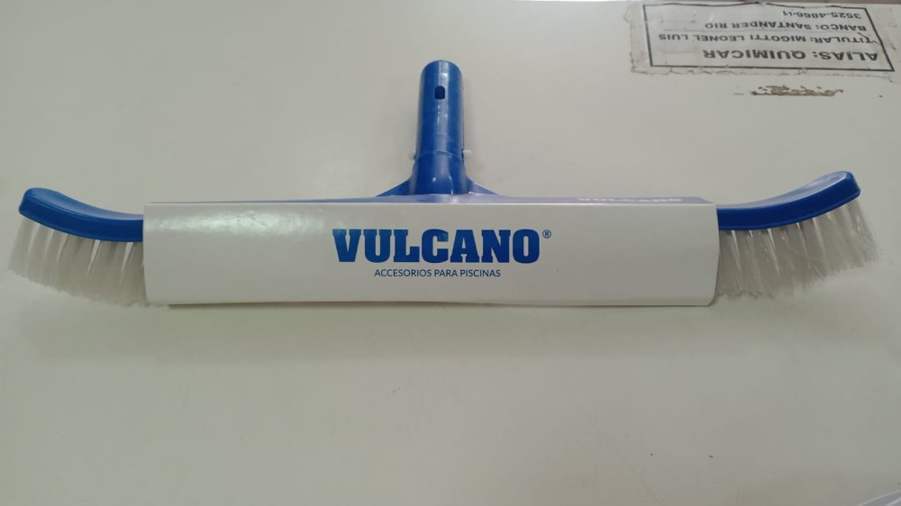 Cepillo curvo (grande) plastico para pileta