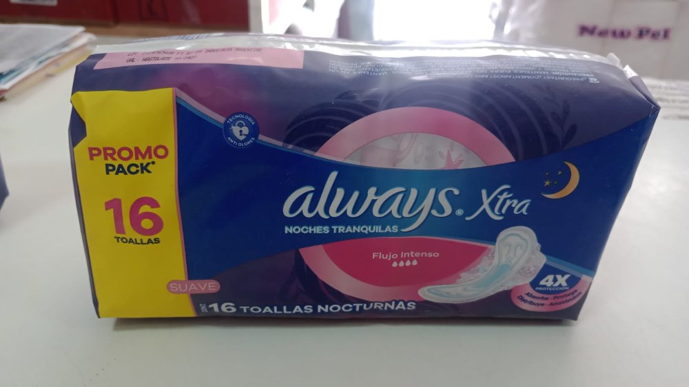 always toallitas nocturnas XTRA x 16 u