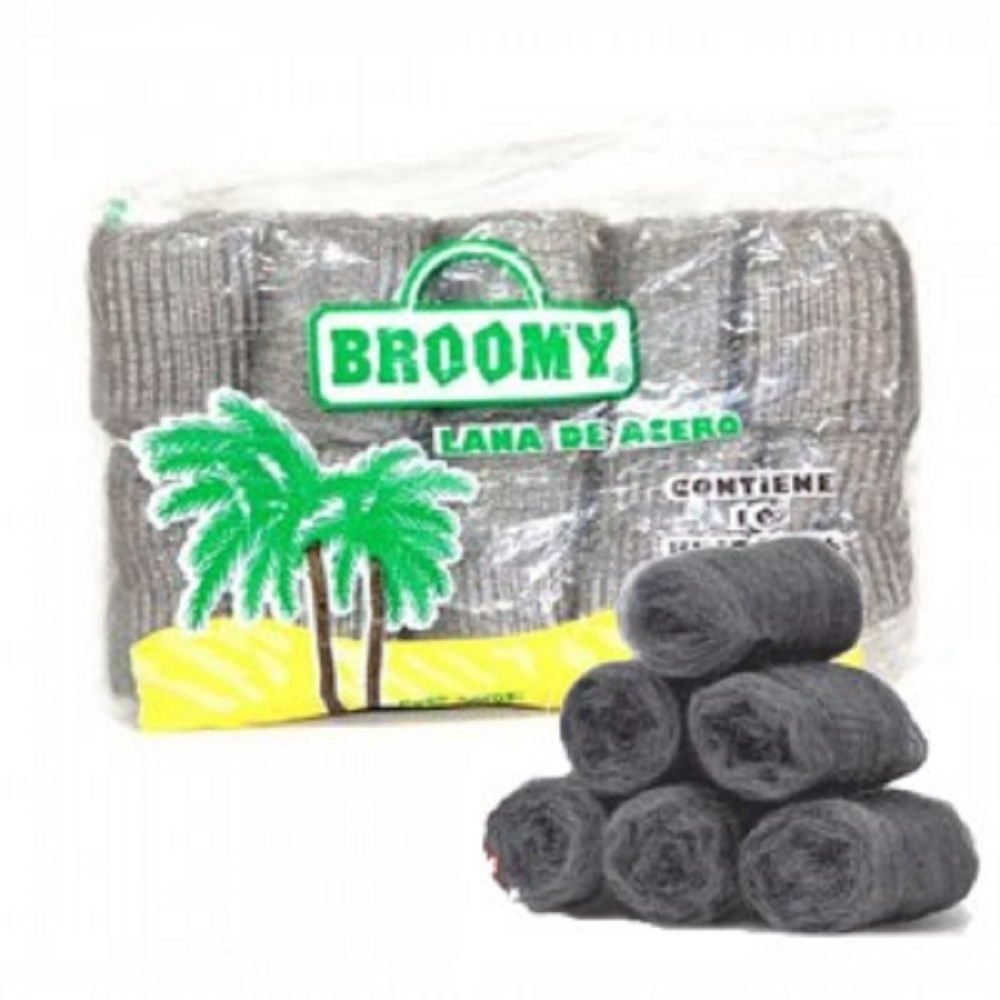 Broomy rollos de lana de acero