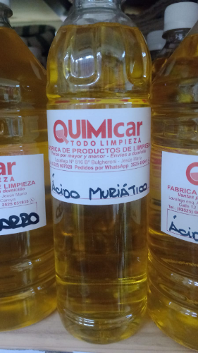 acido muriatico 1/2 lts quimicar