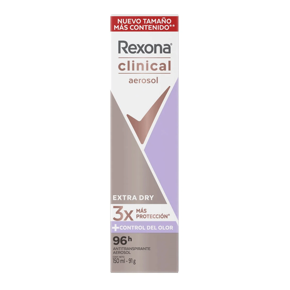 Rexona clinical aerosol extra dry 96hs