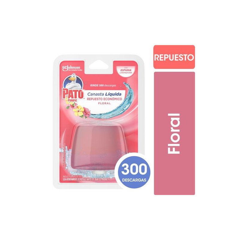Pato repuesto canasta liquida FLORAL 50ml