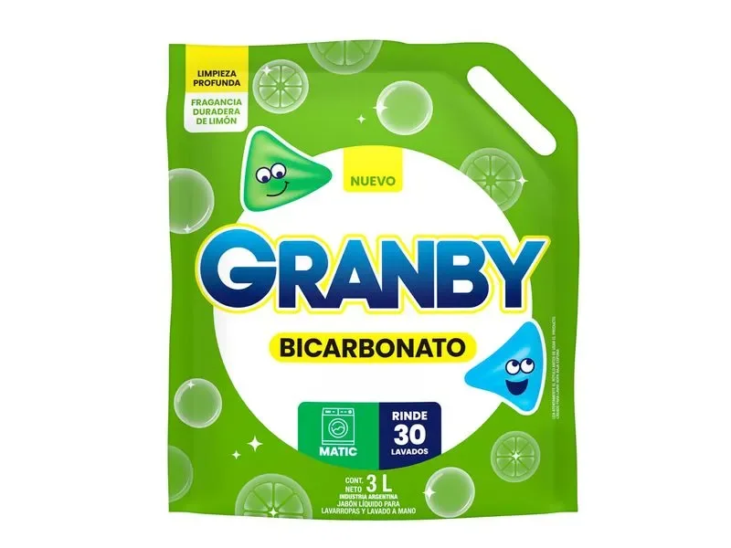 Jabon  Liq con bica GRANBY 3000ml limon