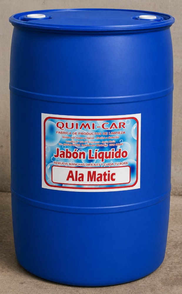 Ala matic tambor 220 lts jabon liquido quimicar