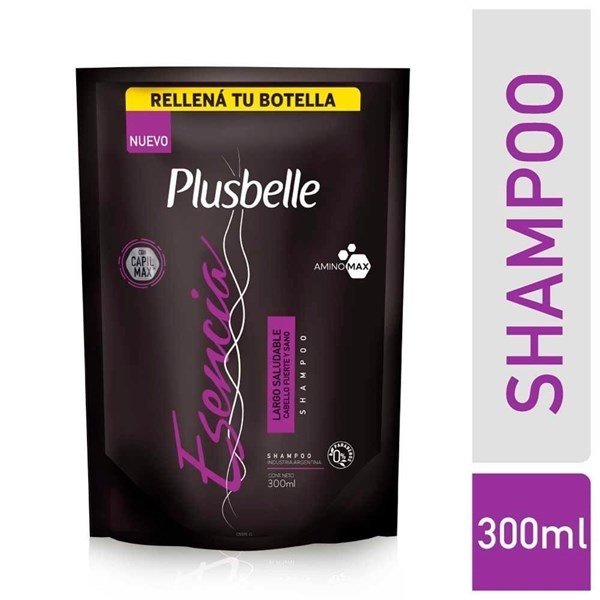 Plusbelle shampoo largo saludable DP x300ml