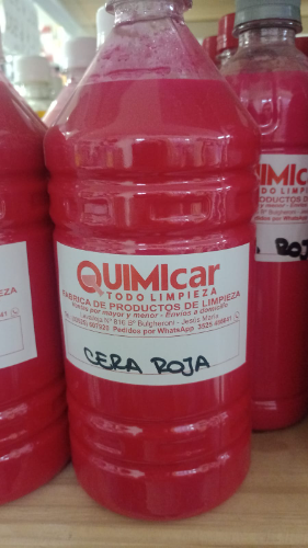 cera roja 1 lts quimicar