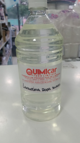 lavandina ropa blanca 1lts quimicar