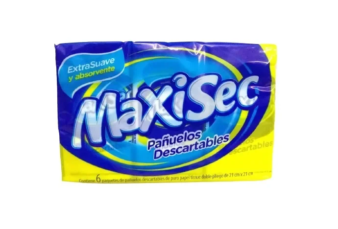 MAXISEC Pañuelos descartables  X6u
