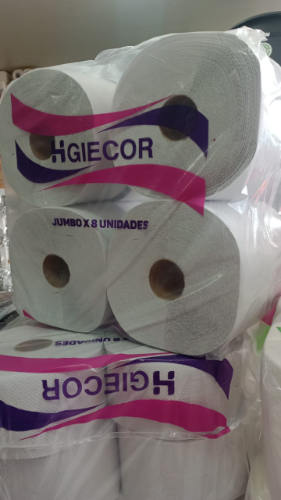 Papel higienico jumbo intermedio x 8 u