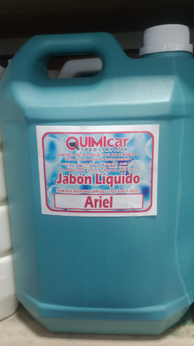 Ariel 5 lts jabon liquido  quimicar