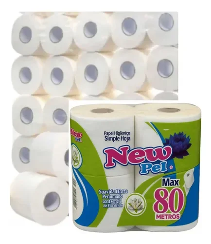 Bolson papel higienico new pel 80 mts