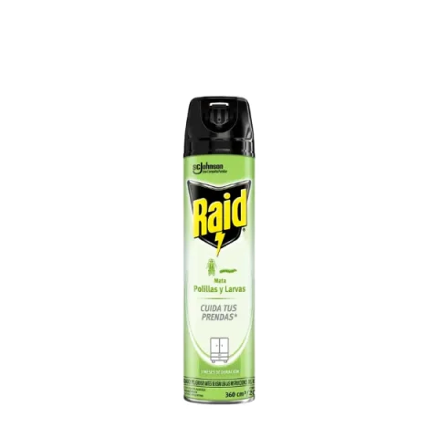 Raid aerosol polillas y larvas