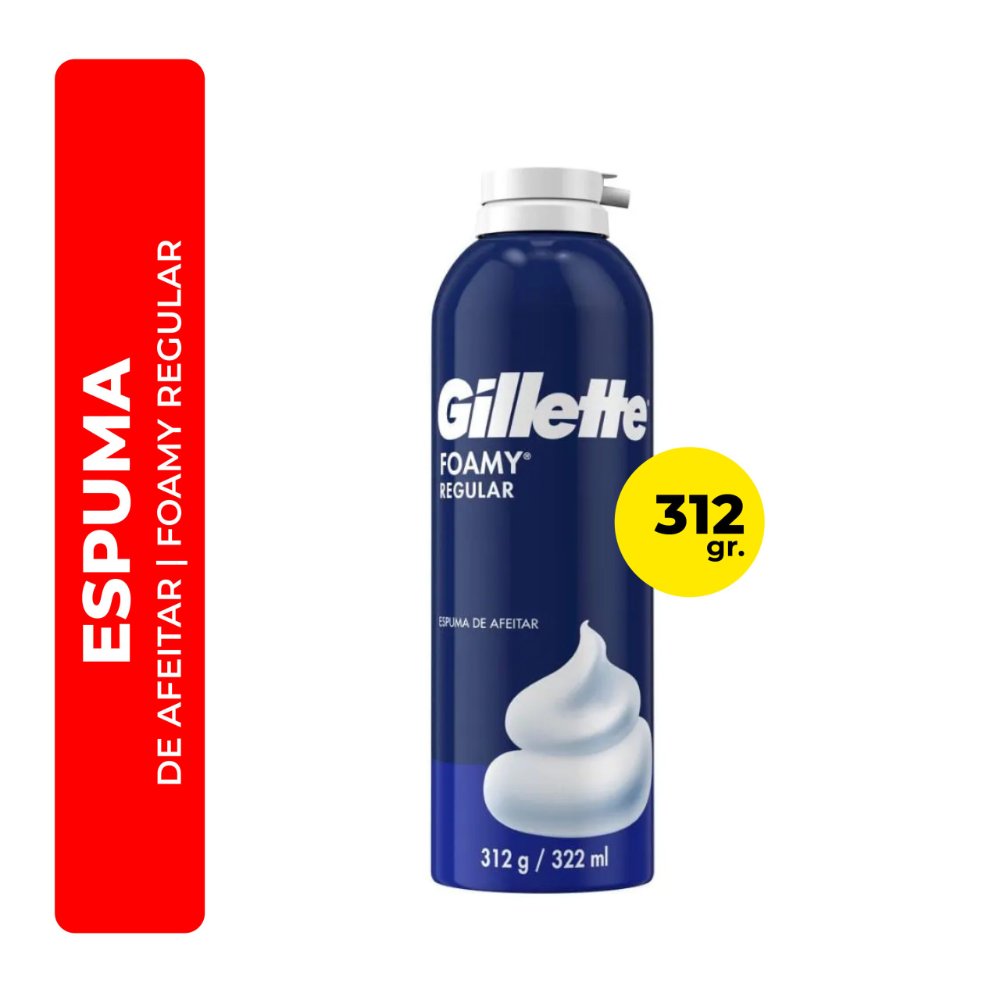 Gillette espuma afeitar SENSITIVE 322ML