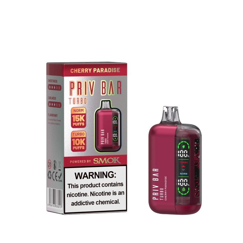 VAPER PRIV BAR 15K PUFF RECARGABLE TIPO C VAPEADOR