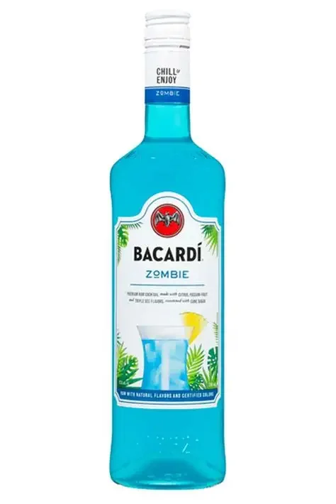 BACARDÍ ZOMBIE AZUL 750ML