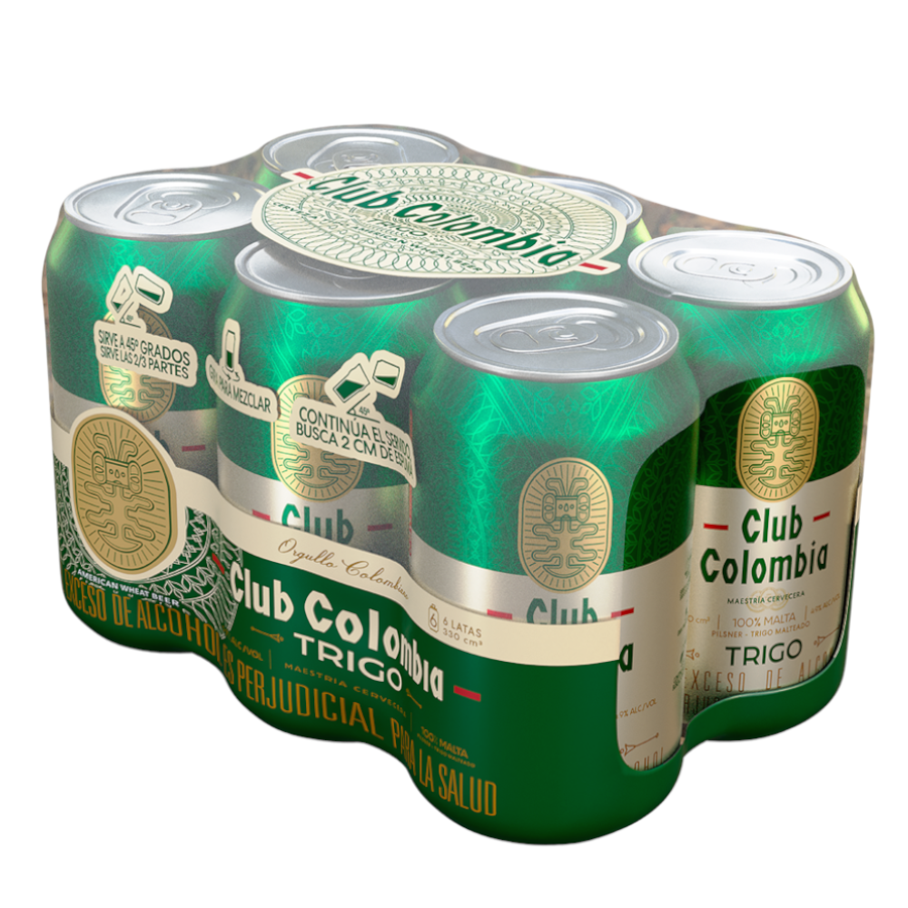 SIXPACK CLUB COLOMBIA TRIGO VERDE (330 ml)