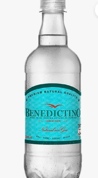 AGUA CON GAS Y SIN GAS BENEDICTINO