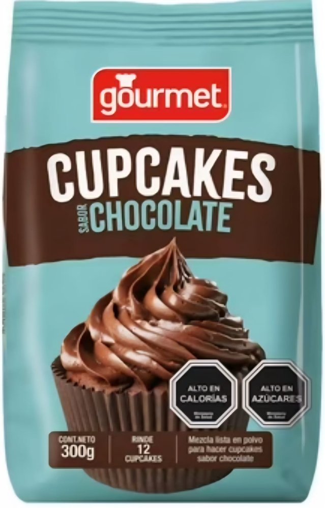 CUPCAKES SABOR CHOCOLATE 300GR GOURMET