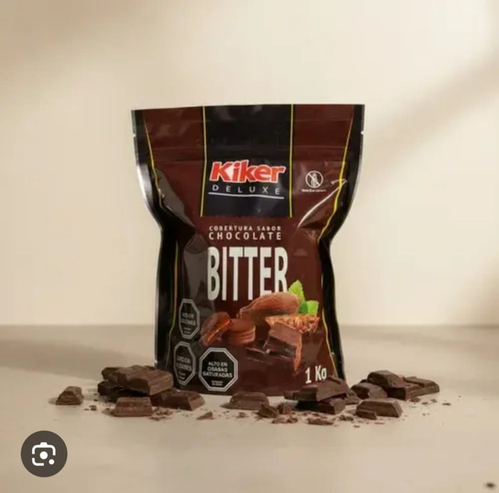 COBERTURA SABOR CHOCOLATE BITTER DELUXE 1 KG