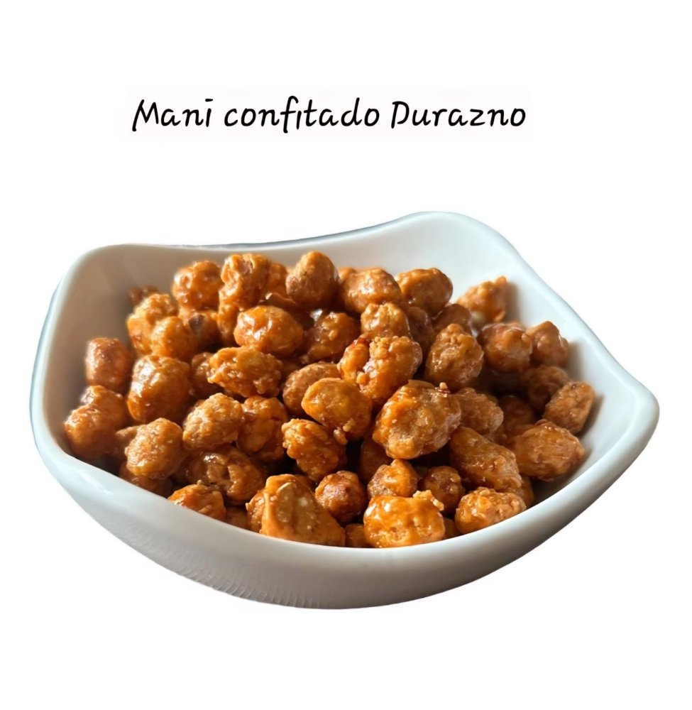 MANI CONFITADO DURASNO 200GR