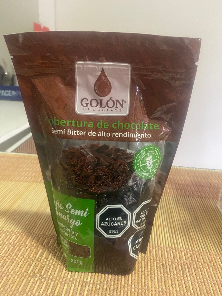 COBERTURA DE CHOCOLATE SEMI AMARGO 500GR