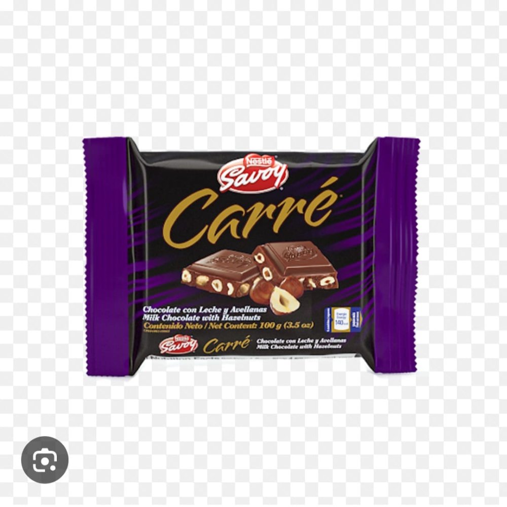 CARRÉ CHOCOLATE CON LECHE Y AVELLANA 25 GR