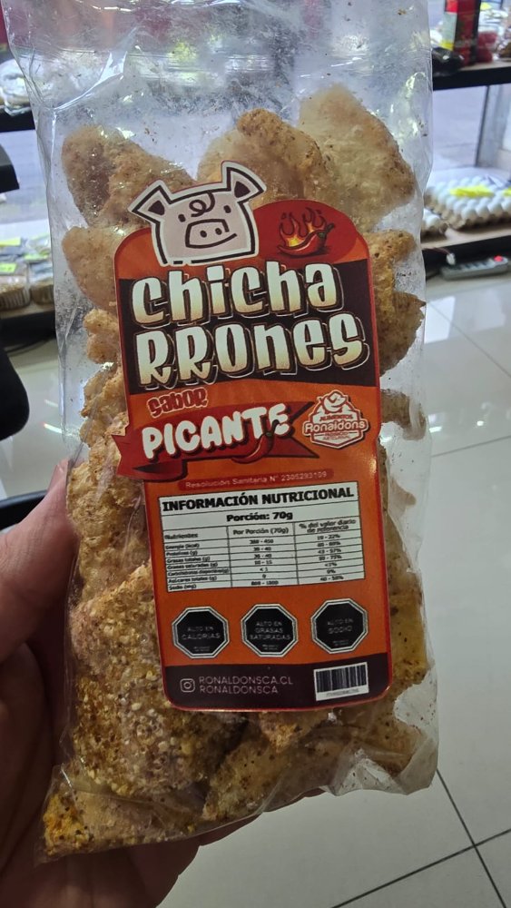 CHICHARRON NATURAL PICANTE 100 GR