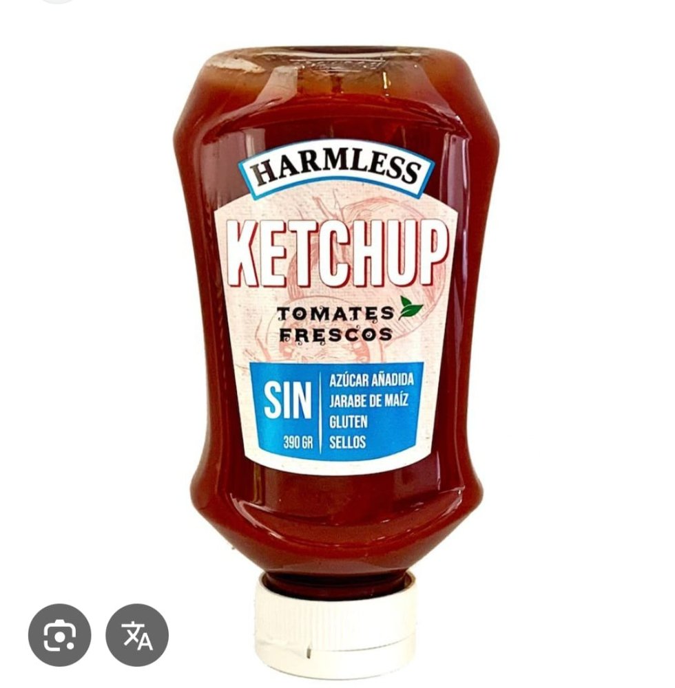 SALSA KETCHUP MALTITOL ALULOSA EGGLESS 390 GR
