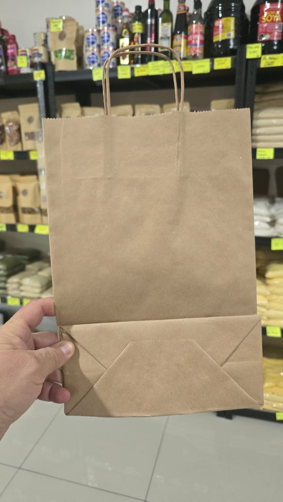 BOLSAS DE PAPEL PEQUEÑAS 22X28X10 CENTIMETROS