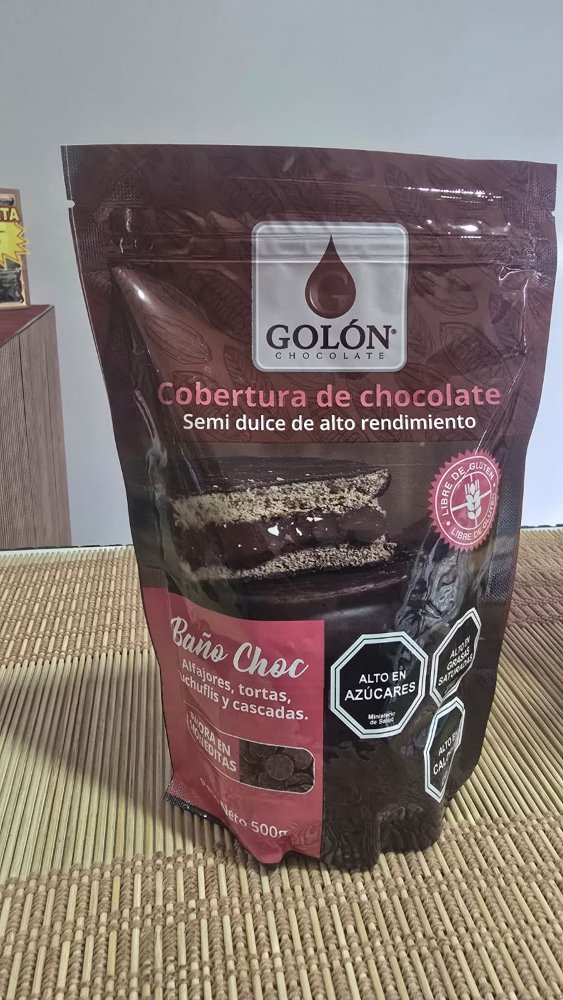 COBERTURA DE CHOCOLATE SEMI DULCE 500GR