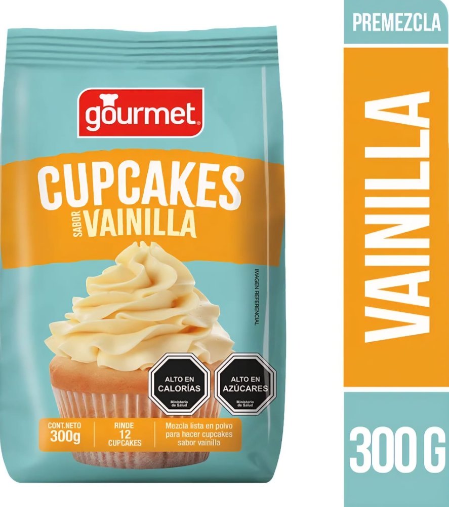 CUPCAKE SABOR A VAINILLA 300GR GOURMET