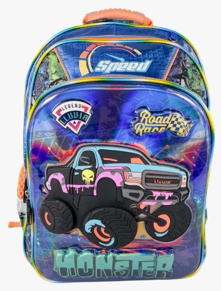 BACKPACK PRIMARIA MONSTER TRUCK 3D