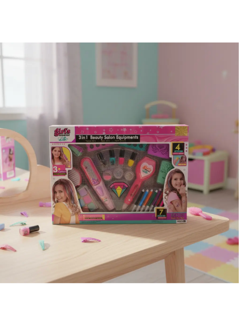 BELLEZA COSMETICOS SET DE MAQUILLAJE 3 EN 1