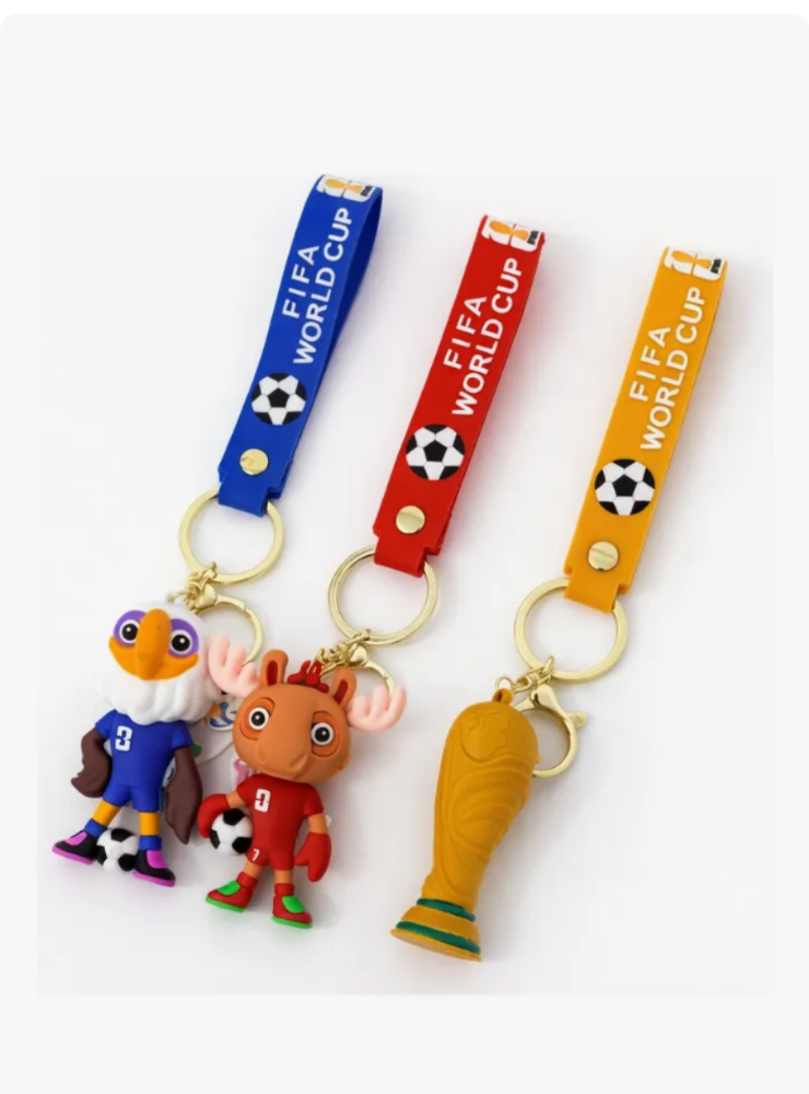 ACCESORIOS MUNDIAL LLAVERO DIFERENTES