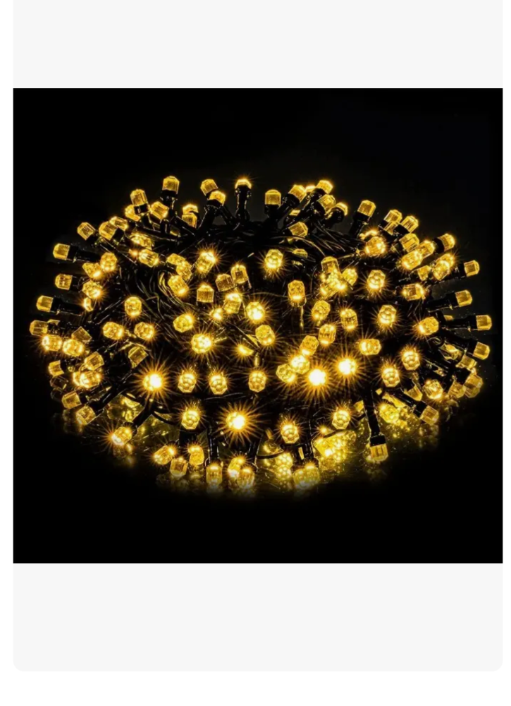 100L SERIE DE LEDS V3 DESTELLO  CAJITA CALIDO VERD