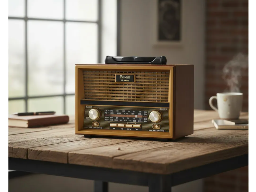 BOCINA BLUETHOOTH ESTEREO RETRO
