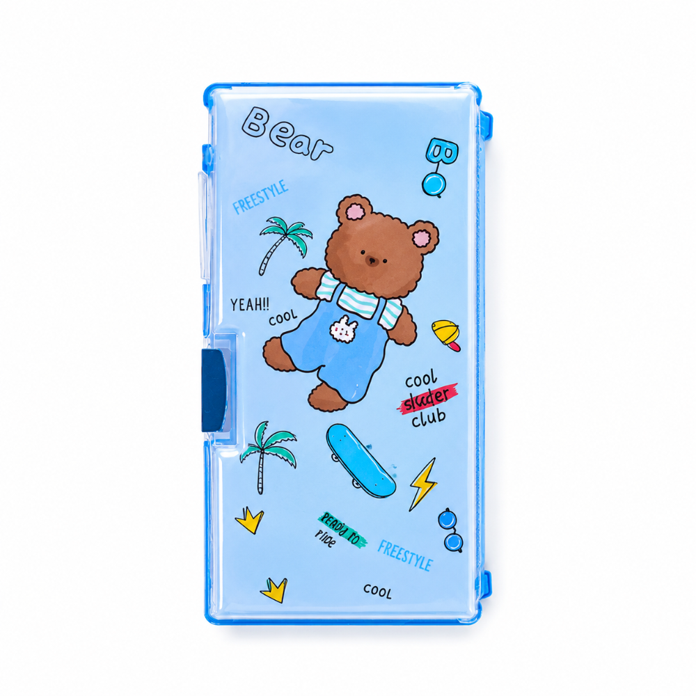 LAPICERA SENCILLA AZUL OSO ECO DE PLASTICO C/ACCES