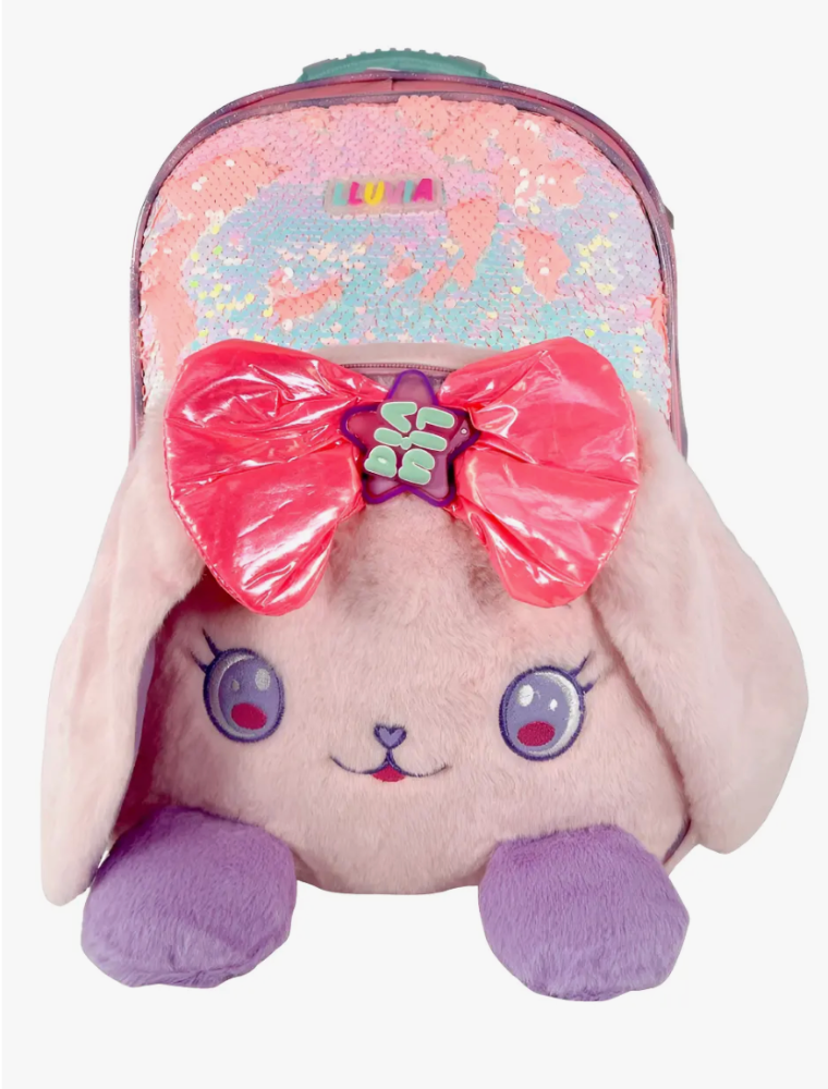 BACKPACK PRIMARIA CONEJITA OREJAS GRANDES DE PELUC