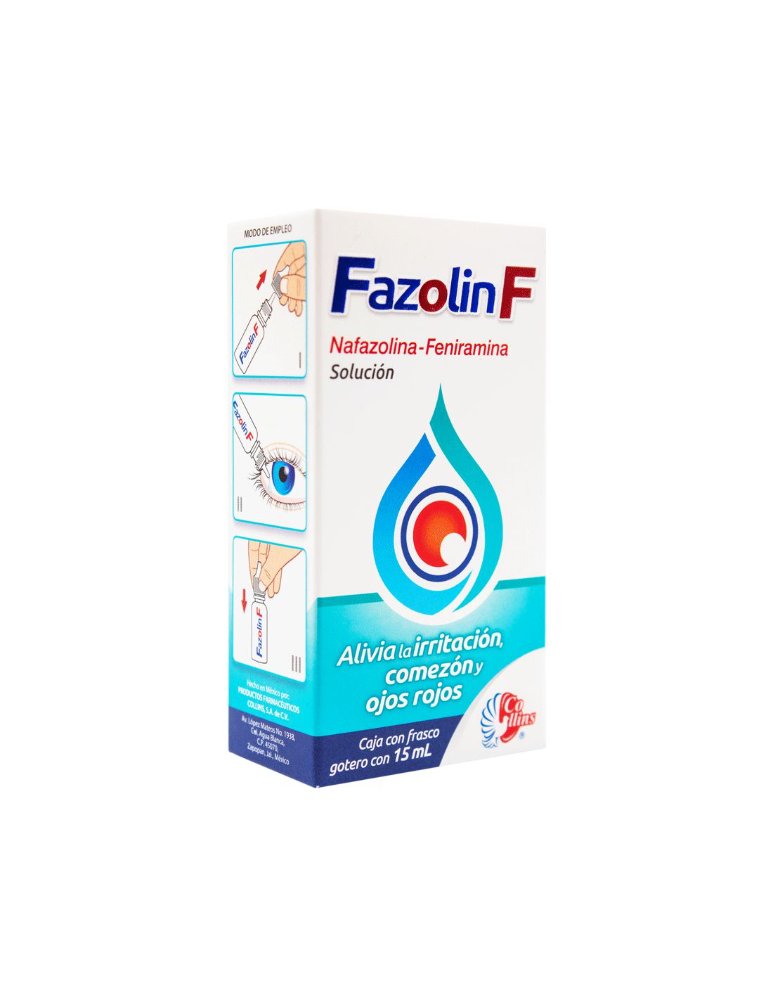 FAZOLIN F gts nafazolina/feniramina gts oft c/15ml COLLINS