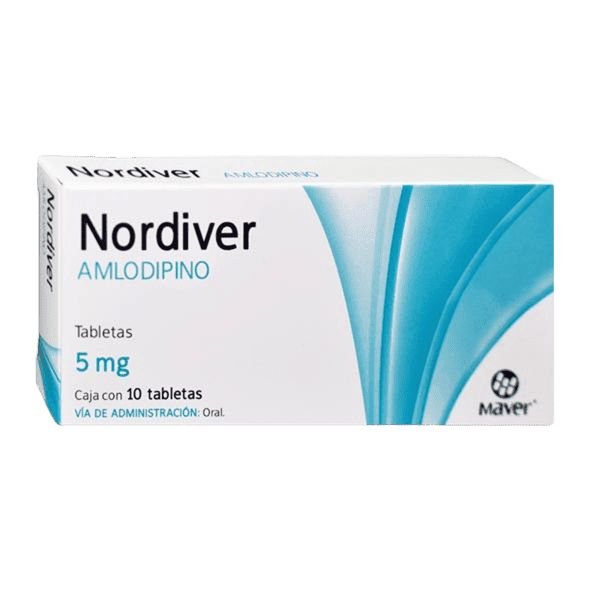 NORDIVER amlodipino 5mg