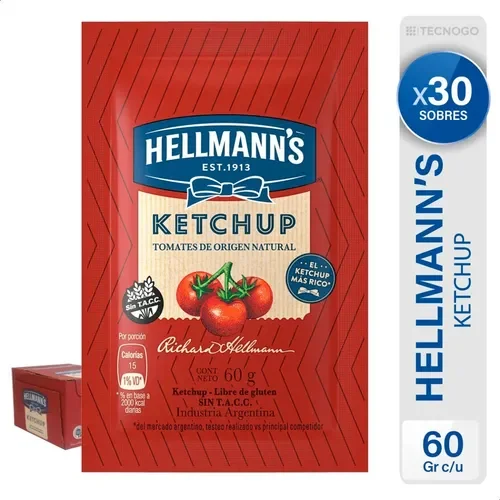 KETCHUP HELLMANNS 60g