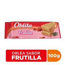 OBLEA DE FRUTILLA 100GR