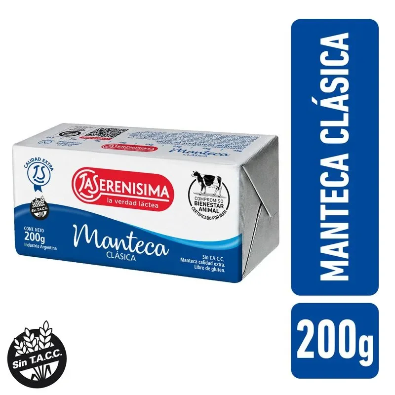 Manteca La Serenísima 200 Gr.