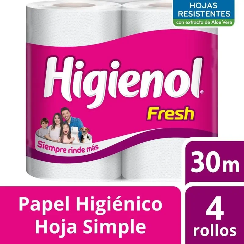 papel higiénico ROSA