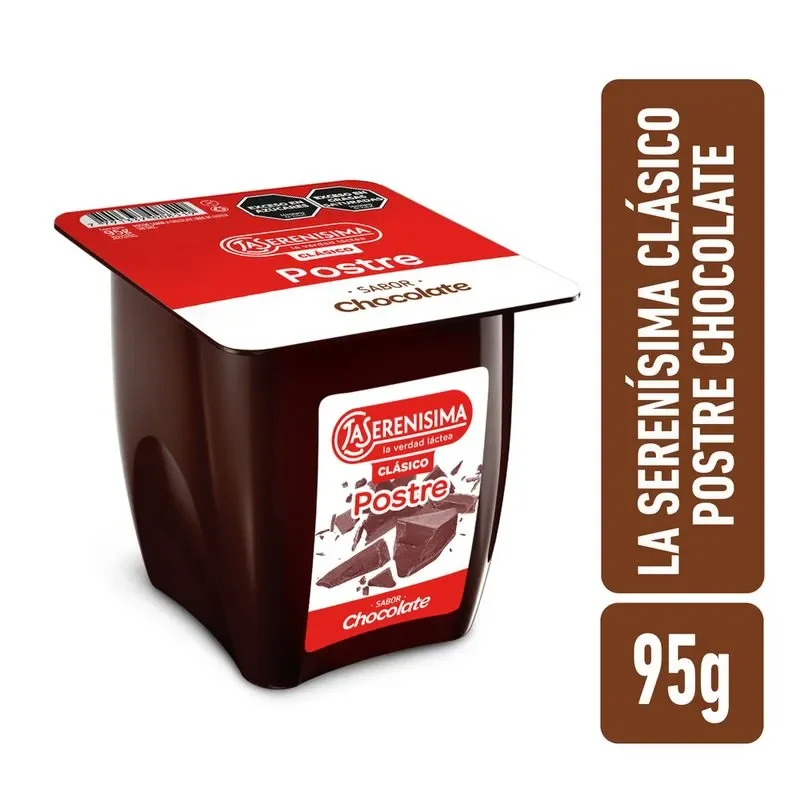 Postre Chocolate La SerenÃ­sima Clasico 95 G