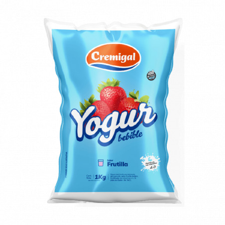 yogur cremidal 1l frutilla