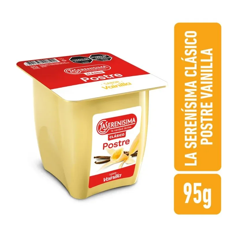 Postre Vainilla La SerenÃ­sima Clasico 95 G