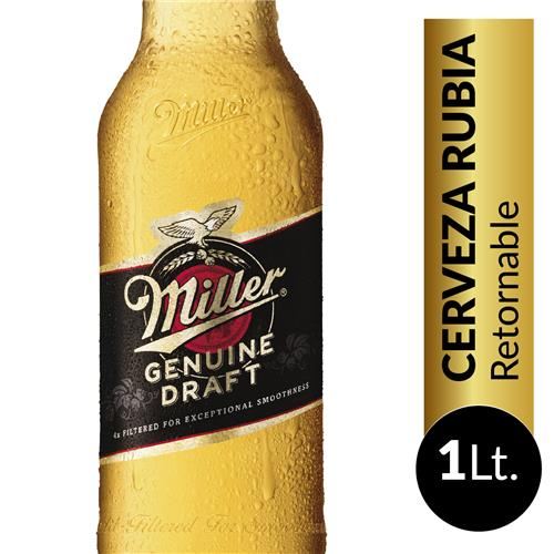 cerveza miller 1l