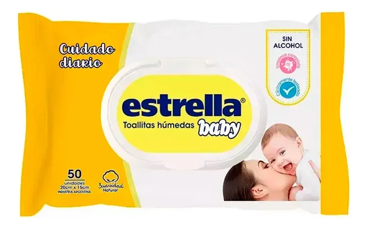 toallita humedad de estrella