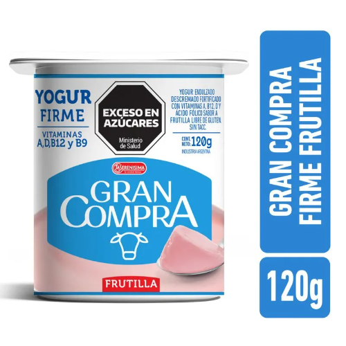 yogur doble de frutilla